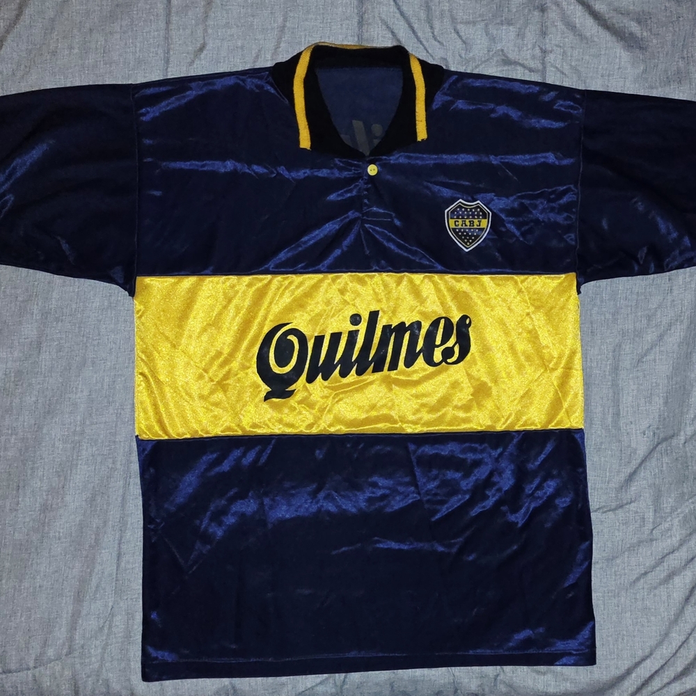 Vintage Boca Juniors Jersey - Rare Quilmes Era